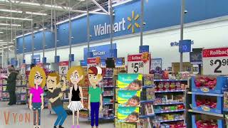 Childish Dad wears diapers at Walmart [upl. by Alekin132]