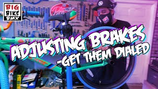 How to adjust the brakes on your bike [upl. by Ttenneb987]