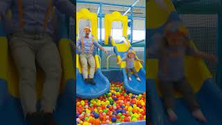 Blippi and Layla Go Down the Slide Shorts [upl. by Yragerg]