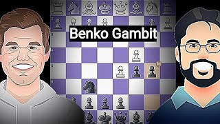 What if Magnus play Benko gambit on Hikaru can he defend chess gothamchess chesscom chessgame [upl. by Obrien]