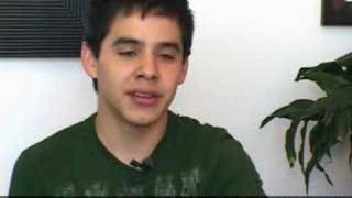 David Archuleta David Archuleta Answers Fan Questions Pt 1 [upl. by Leckie345]