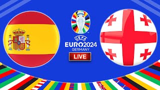 🔴 Spanien vs Georgien  Uefa Euro 2024  Talk LIVE [upl. by Gorski403]