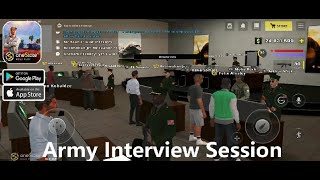 One State RP  Life Simulator 2024 GAMEPLAY ARMY INTERVIEW SESSION [upl. by Rratsal281]