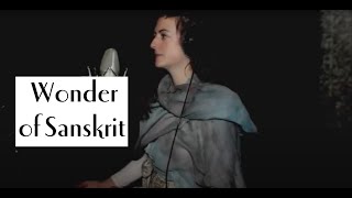 SANSKRIT SONG  The Wonder of Sanskrit [upl. by Aicnelev217]