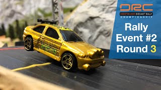 Diecast Rally Championship Event 2 Round 3 Hot Wheels Car Racing [upl. by Anjela]