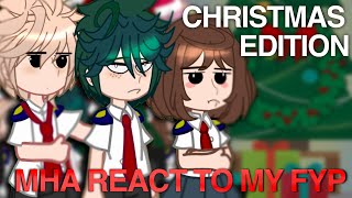 MHA react to my fyp  CHRISTMAS SPECIAL  bkdk amp kirimina  gacha reaction  mhabnha [upl. by Gertie]