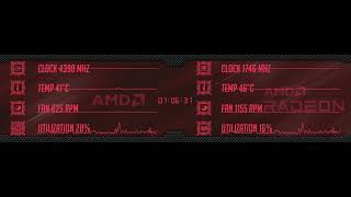 Stratos  Aida64 Sensor Panel 1920x480px by Exhumed [upl. by Bonilla]