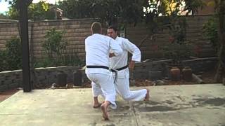 Kusanku Kata Bunkai  Isshinryu Karatedo [upl. by Alocin]