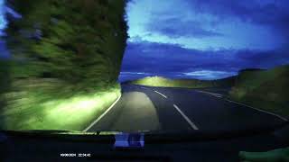 Night Drive Part One  Colne to Gargrave via Crosshills [upl. by Ailyt]