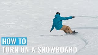 How To Turn On A Snowboard [upl. by Lathan156]