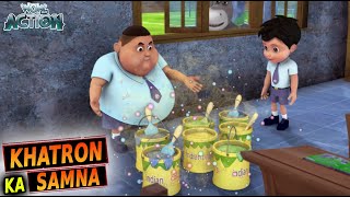 Vir The Robot Boy  Khatron Ka Samna  90  Hindi Cartoons For Kids  WowKidz Action animation [upl. by Rudolfo]