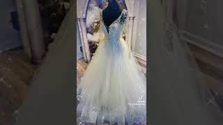 How beautiful is this Casablanca Bridal 2395 Wedding Dress 👰 Watch the full video for more details [upl. by Timon]