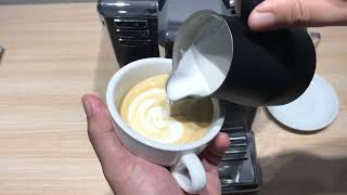 Latte Art with fully automated coffee machine  Anima Class  XL [upl. by Judas105]