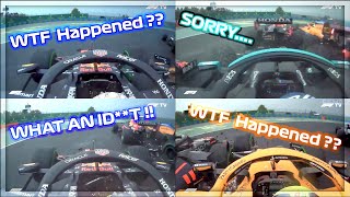 Hungary GP Race Start Crash Onboard Bottas Verstappen Norris Perez  2021 Hungarian Grand Prix [upl. by Shina768]