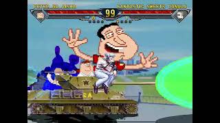 MUGEN Who Can Beat Peter on a Tank  Ep 4 Fantastic Sweets Donald [upl. by Mannos]