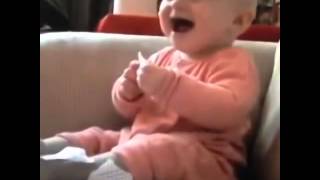 Baby Laughing at Ripping Paper remake NAILED IT Ryan Figlioli Vine Video [upl. by Labors]