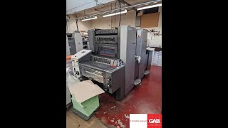 Heidelberg Speedmaster SM 52 2 two color offset printing machine for sale Gab Supplies Ltd 2000 [upl. by Osrick]