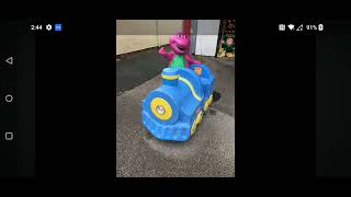 Fun2Learn Barney Train Kiddie Ride Eletech Refurbish [upl. by Valorie]