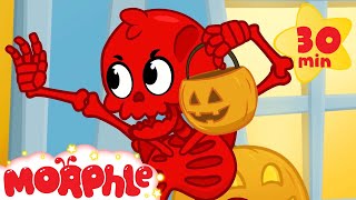 Morphle the Skeleton  My Magic Pet Morphle Halloween  Cartoons for Kids [upl. by Enilegnave]