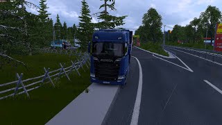 Graphics mod  TruckersMP Graphics comparison [upl. by Divod]