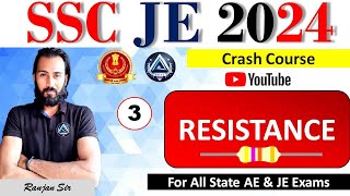 03 RESISTANCE  SSC JE LATEST PATTERN CRASH COURSE  All State AE JE Exams  DELTA ACADEMY [upl. by Ocker]