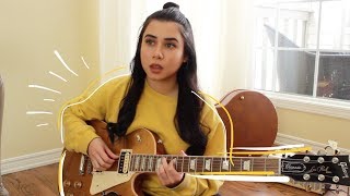 rex orange county  sunflower electric guitar cover by annie green [upl. by Suiremed]