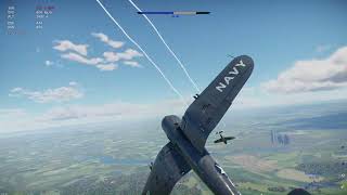 Fighter support with stock F4U4  War Thunder [upl. by Ainevuol]