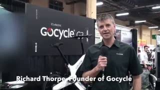 New Gocycle G3 Electric Bike at Interbike 2016  Electric Bike Report [upl. by Gonnella599]