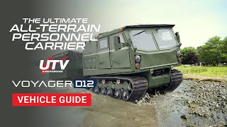 Voyager D12  Personnel Carrier  Articulated Amphibious Hybrid  Vehicle Guide amp Key Features [upl. by Tfat34]