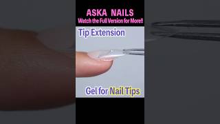 Nail Tip Extensions💅 tutorial shorts nails nailextension askanails [upl. by Fayina]