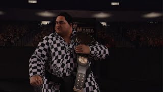 Bret Hart vs Yokozuna WrestleMania 10 WWE 2K24 [upl. by Nayra]