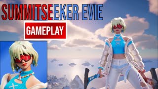 New Summitseeker Evie Skin Gameplay Fortnite Battle Royale [upl. by Whit]