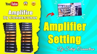 Dj Amplifier को एक साथ चलाए  Distributor के बिना Amplifier Kese Chalayege [upl. by Harimas]