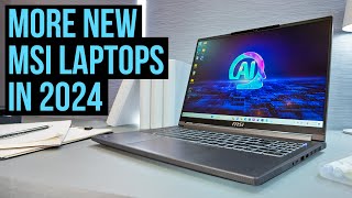 New MSI Laptops for Gamers amp Creators in 2024 [upl. by Nelyk]