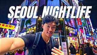 WILD Night In Seoul Korea  Hongdae amp Itaewon Nightlife Review [upl. by Htezil]