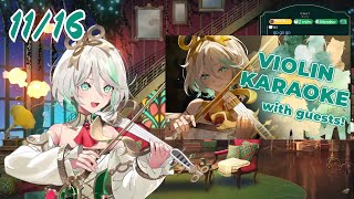 Unarchived Violin Karaoke 🍵 11162024  Cecilia Immergreen [upl. by Horodko606]