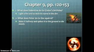 Study Guide Questions Enders Game chapters 810 [upl. by Kemble699]