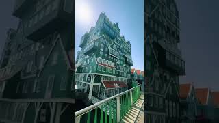 Colorful buildings of zaandam zaandam traveling europe colors building architecture pov [upl. by Rosel]