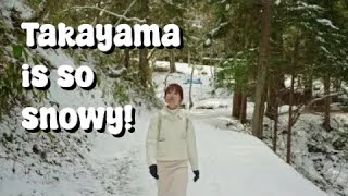 lotsa snow in Takayama too [upl. by Tiff140]