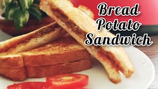 Potato bread sandwich Aloo sandwich recipe [upl. by Ynohtnaluap93]