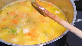 Einfache Kartoffelcremesuppe Rezept [upl. by Roxane]