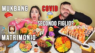 ABBIAMO IL COVID ASPETTIAMO IL SECONDO FIGLIO CI SPOSIAMO  MUKBANG POKE [upl. by Olsen]