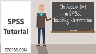 Easy SPSS Tutorial Chi Square Test in SPSS Including Interpretation [upl. by Enihpesoj]