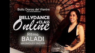 Secuencia ritmo BALADI  Masmoudi Saghir  Danza del Vientre  Bellydance  ASTRID BELTROCCO [upl. by Dirraj]