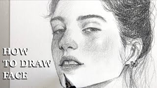 인물 잘 그리는법 How to draw a face [upl. by Nnaael]