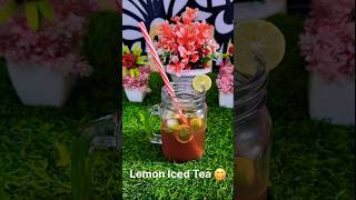 Lemon Mint Iced Tea  Healthy Tea shorts viralvideo Viral [upl. by Bathelda782]