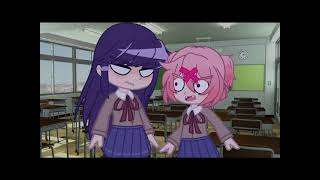 Yuri And Natsuki Fighting In A Nutshell DDLC [upl. by Esereht732]