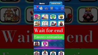 Emotes animation shorts clashroyals [upl. by Arytahs]