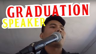 GRADUATION GUEST SPEAKER [upl. by Kynan]