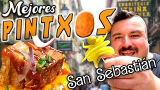 Los MEJORES PINTXOS de SAN SEBASTIAN ¿Son tan CAROS [upl. by Latsirk]